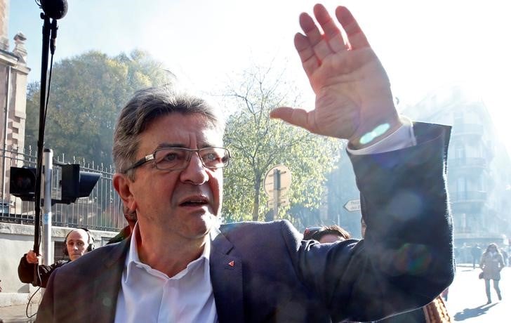 Melenchon appelle a deux manifestations anti-macron a marseille
