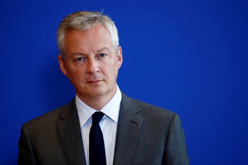 Le maire exhorte l'allemagne a s'engager sur le futur de la zone euro