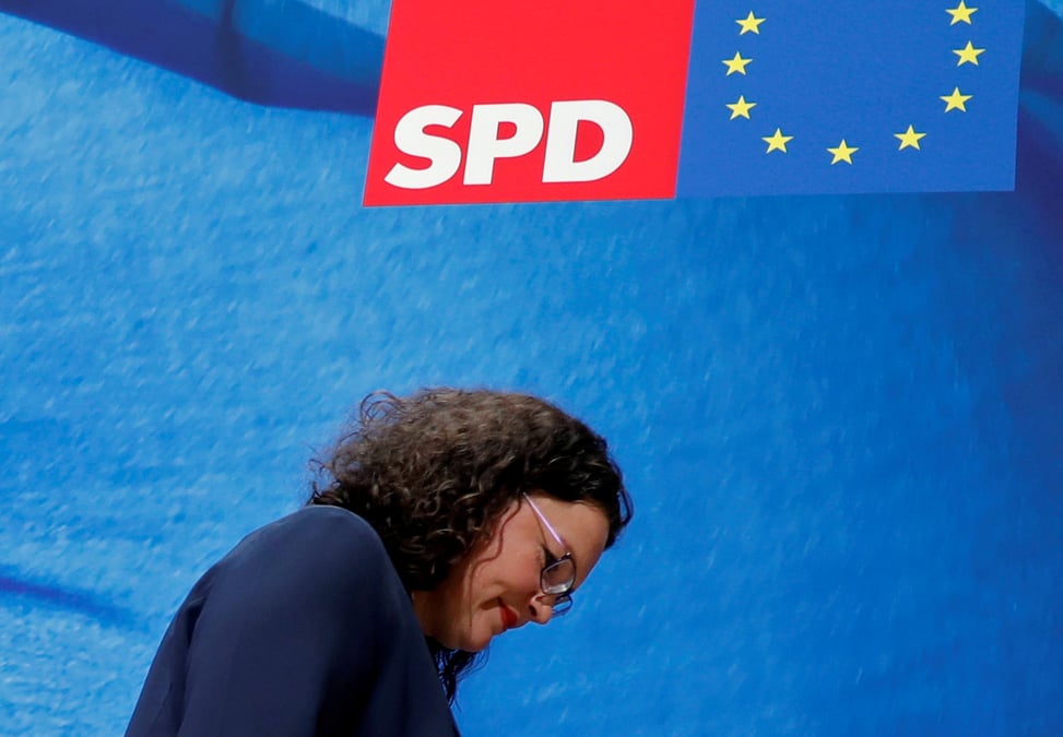 Allemagne: la position de nahles a la tete du groupe spd fragilisee