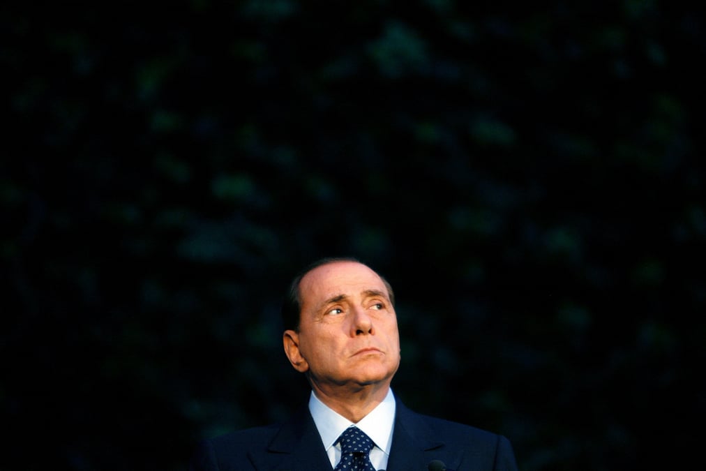 Photo d'archives de l'ancien president du conseil italien silvio berlusconi