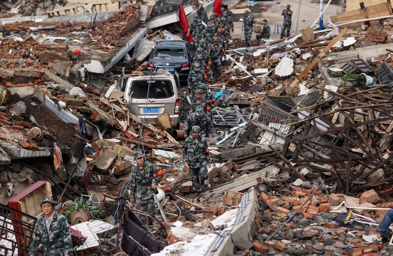 Près de 400 morts dans le tremblement de terre en Chine