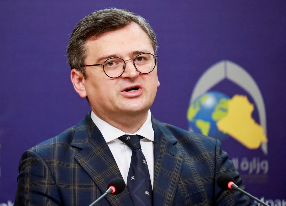 Photo d'archives du ministre ukrainien des affaires etrangeres, dmytro kouleba