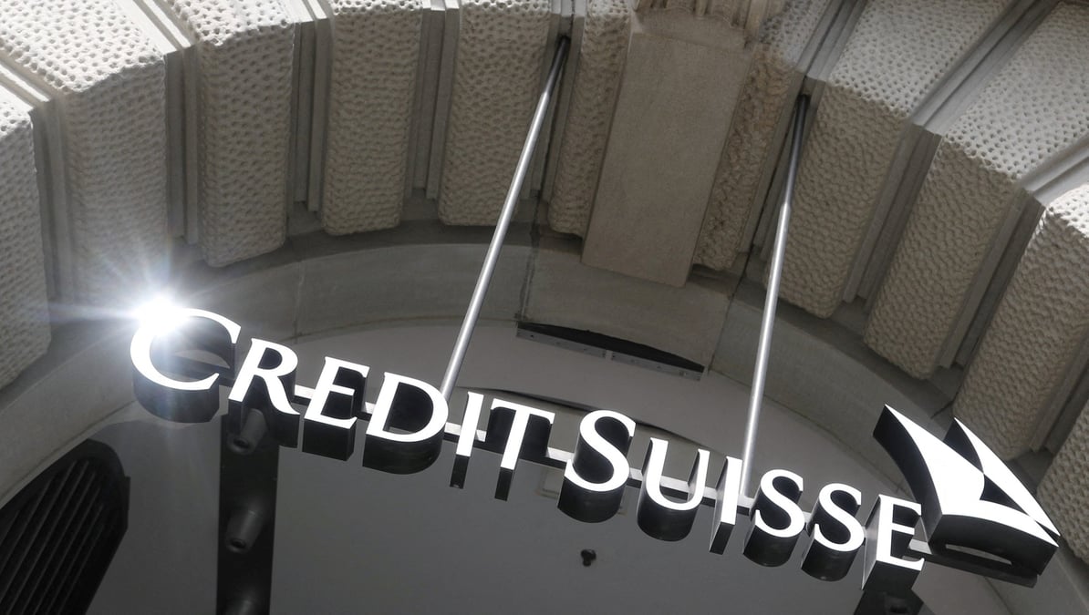 Le logo de la banque suisse credit suisse