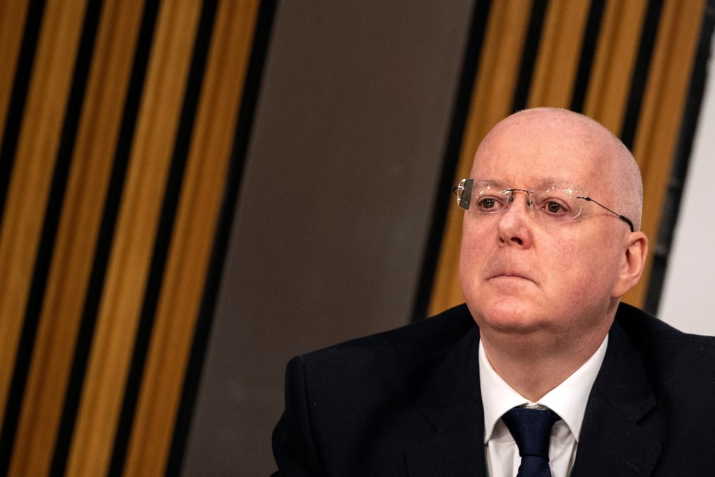 Photo de l'ex-directeur general du parti national ecossais (snp), peter murrell