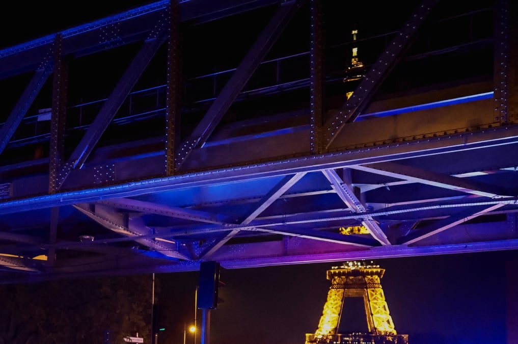 Le pont bir-hakeim, a paris