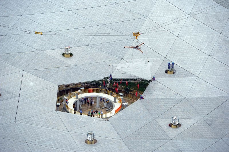 Pekin finit son telescope geant pour voir la vie extraterrestre