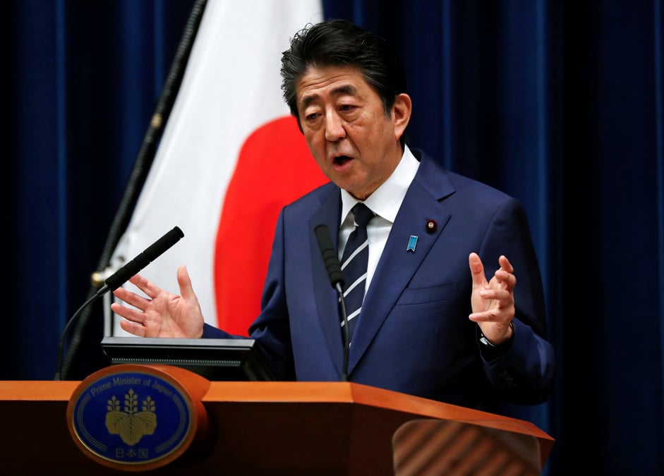 Coronavirus/japon : abe investi de pouvoirs elargis par le parlement