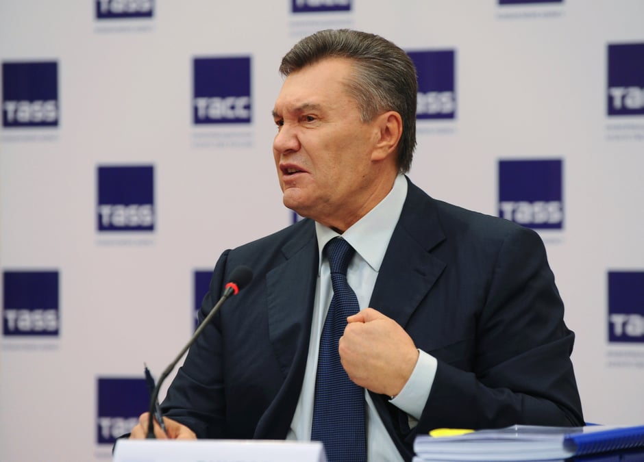 L'ex-president ukrainien ianoukovitch empeche de temoigner