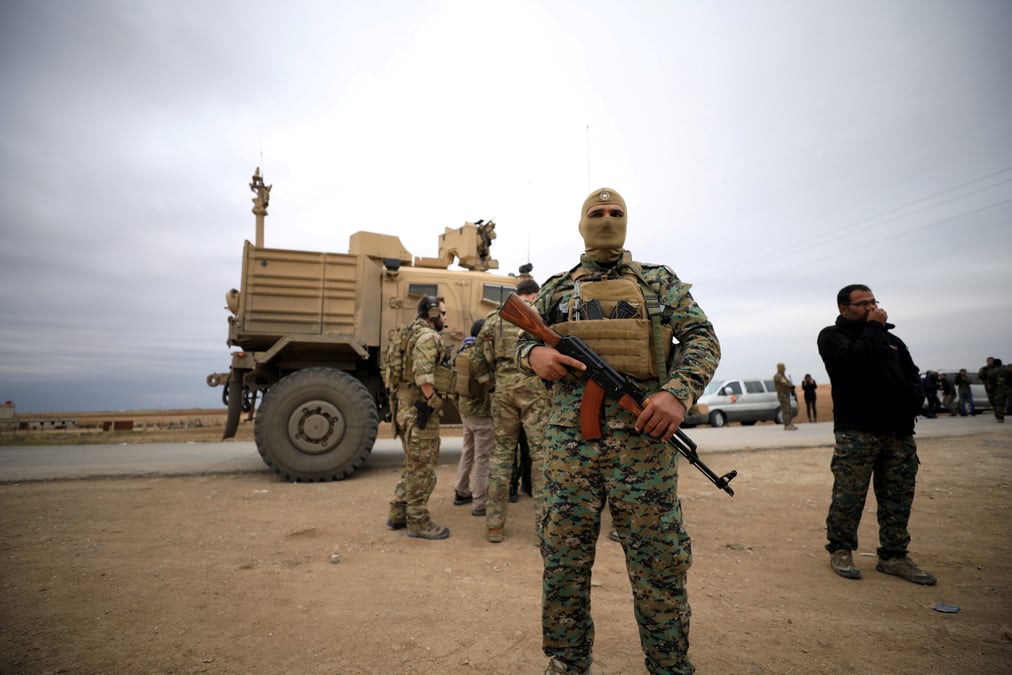 La coalition confirme le debut du retrait americain de syrie
