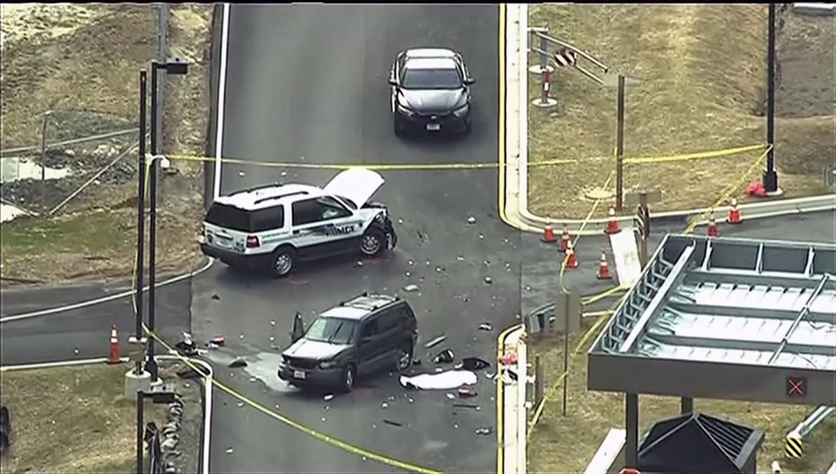 Attaque a la voiture belier contre le siege de la nsa dans le maryland