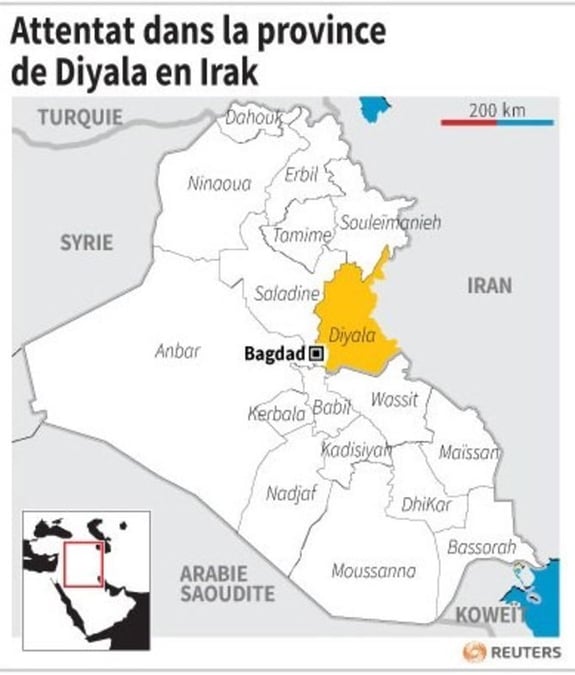 Attentat dans la province de diyala en irak