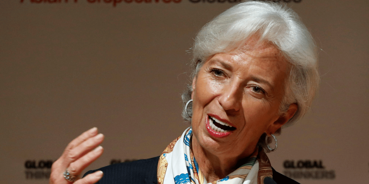 Lagarde optimiste sur la croissance, redoute le protectionnisme