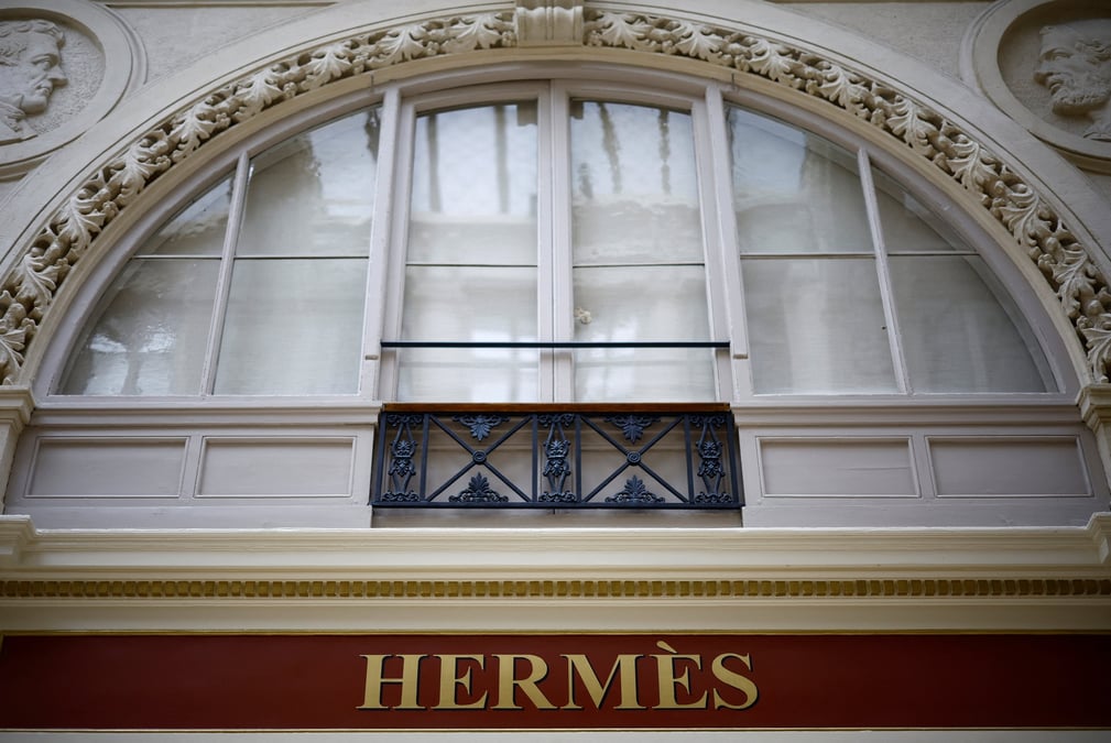 Un magasin hermes a nantes