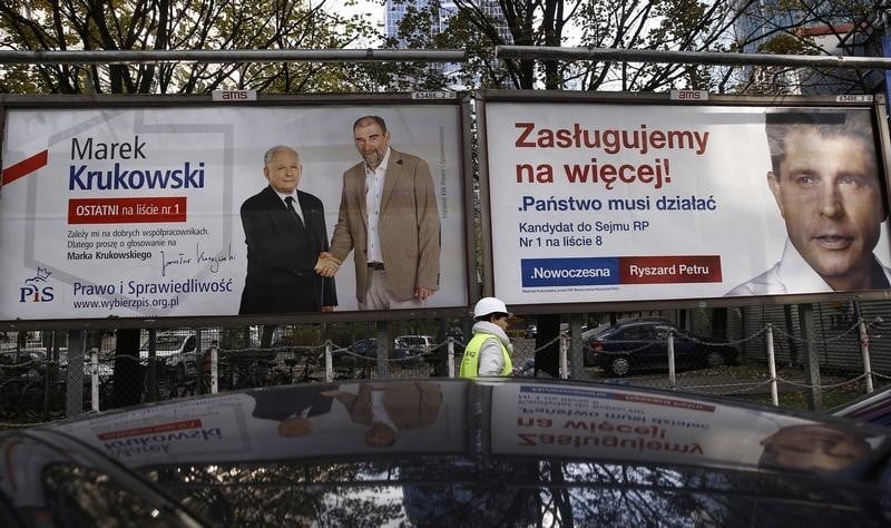 Les conservateurs du pis obtiennent 37,6% des suffrages aux legislatives en pologne