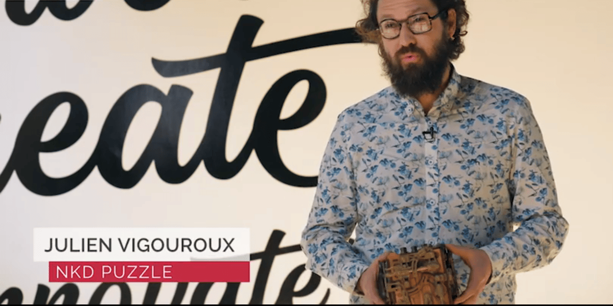 Julien Vigouroux, l'un des trois cofondateurs de NKD Puzzle