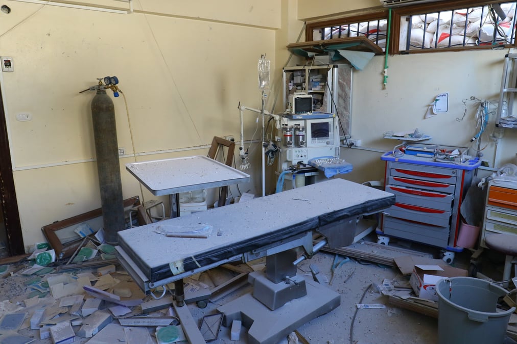 Les hopitaux d'alep-est seraient hors service