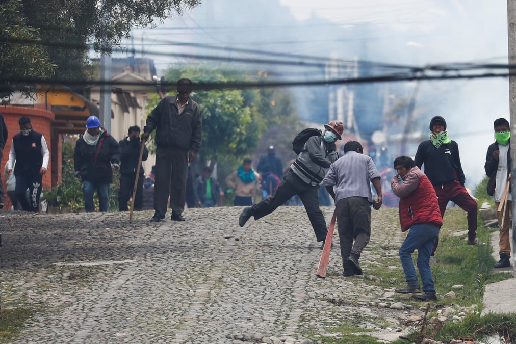 Chaos en bolivie apres la demission du president morales
