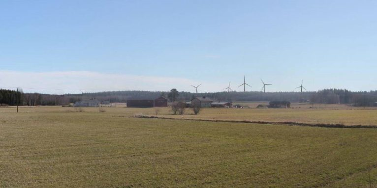 Photomontage du projet de Suolakangas (Valorem, en Finlande)