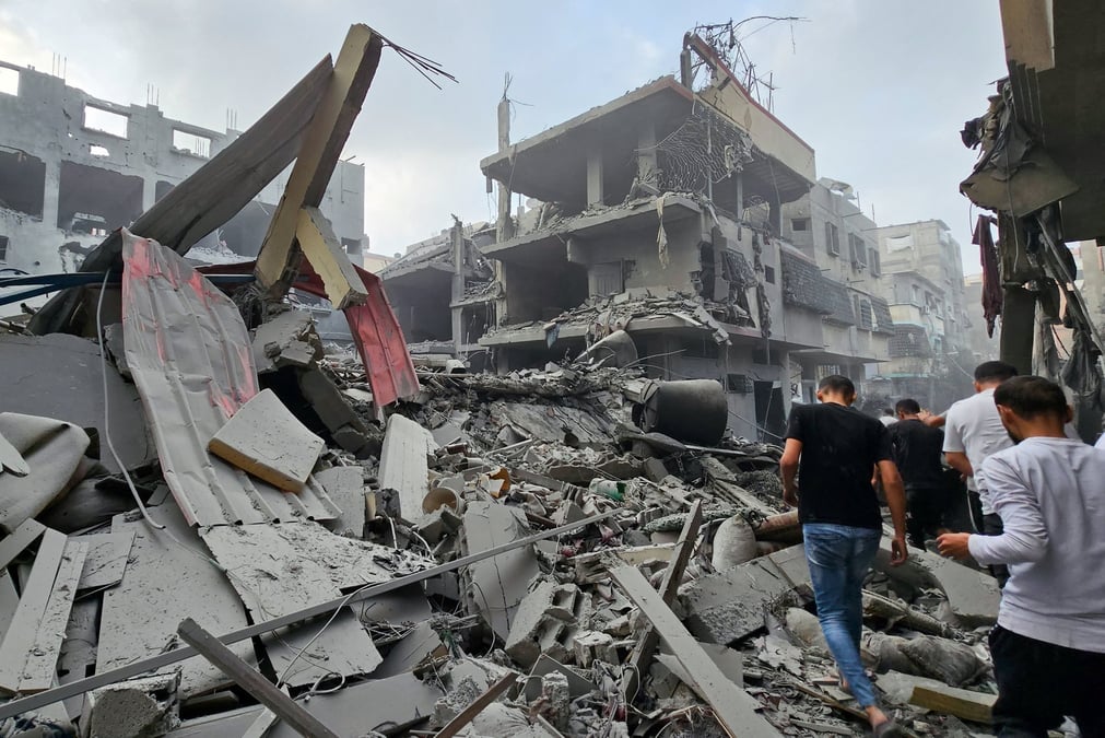 Les dégâts occasionnés par les frappes israéliennes