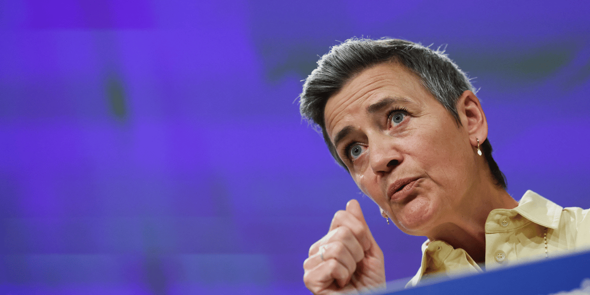 La commissaire europeenne a la concurrence margrethe vestager