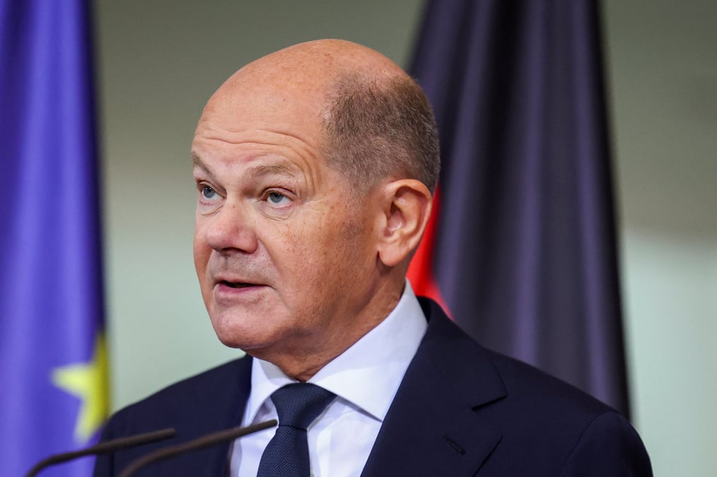 Le chancelier allemand olaf scholz