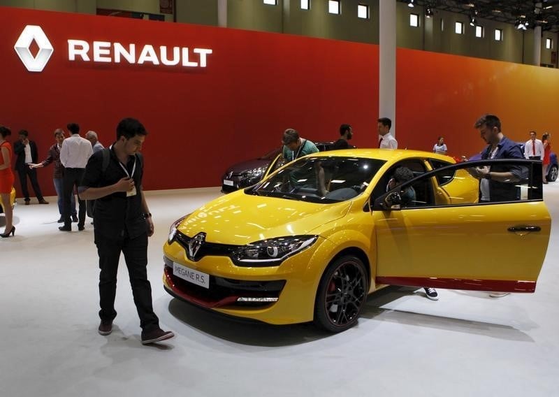 Renault accroit son chiffre d'affaires trimestriel grace a ses partenaires