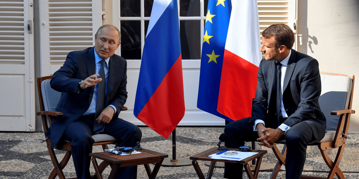 Poutine et macron ont parle de l'ukraine et de la syrie