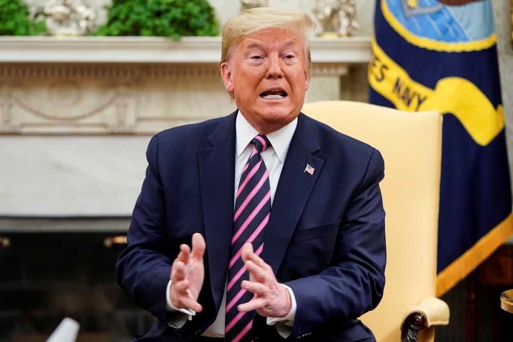 Trump dit vouloir etre "immediatement" juge au senat