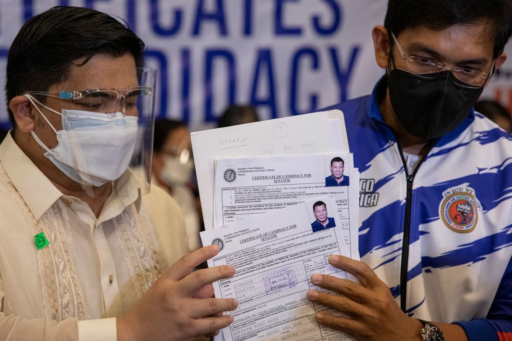 Aux philipines, duterte en lice pour le senat et non contre sa fille