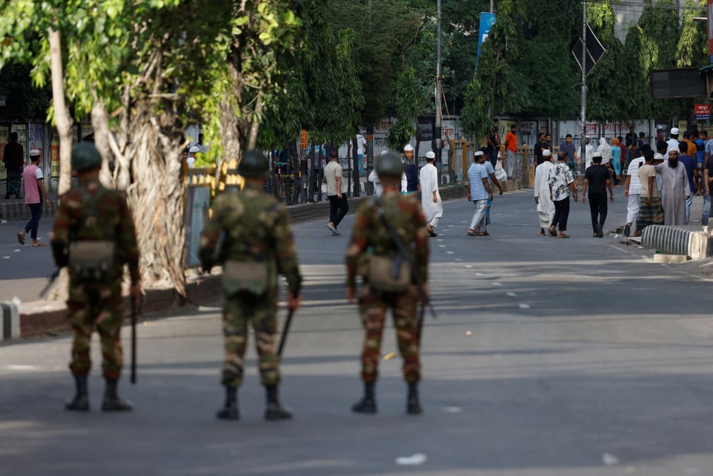 Curfew imposed in response to student-led protests against government job quotas, in dhaka