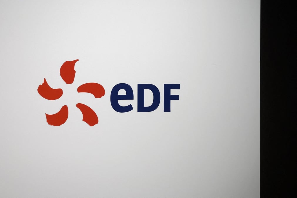 Le logo d'edf