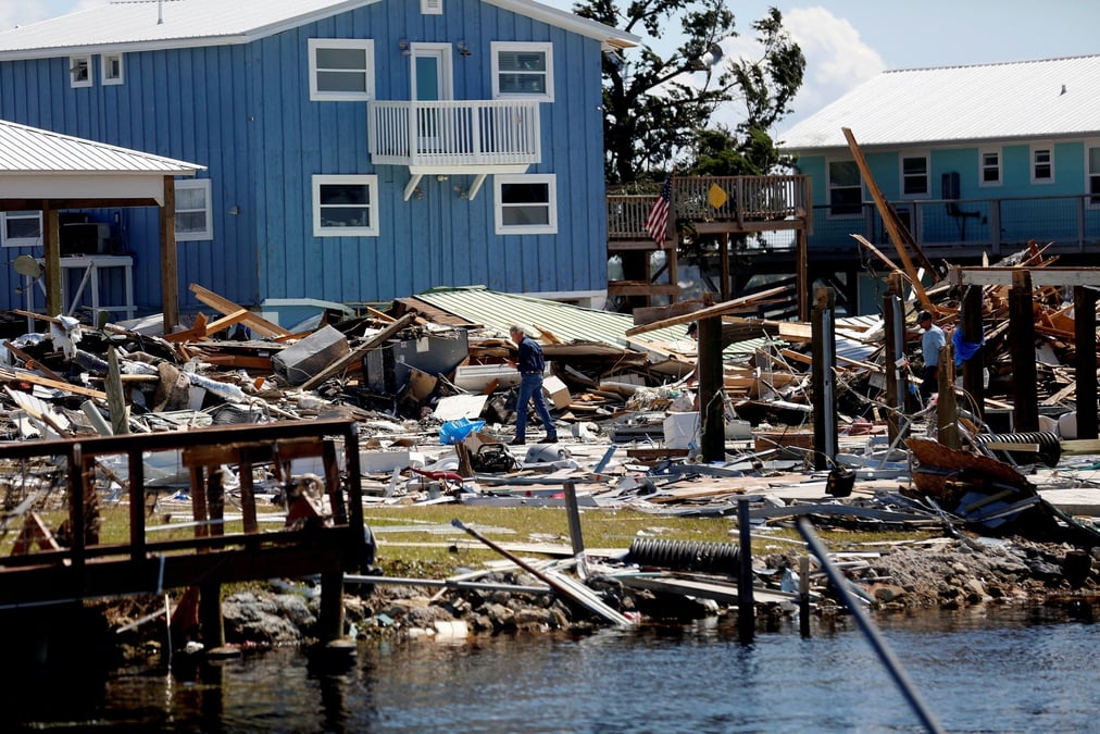 Consequences de l'ouragan helene en floride