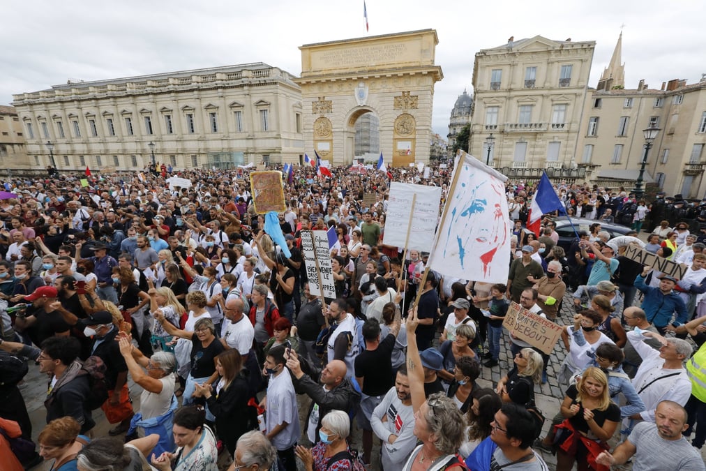 Manifestation, pass sanitaire, Montpellier