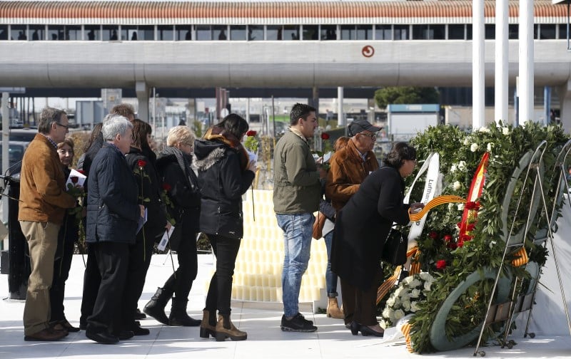 Hommage aux victimes de la germanwings un an apres
