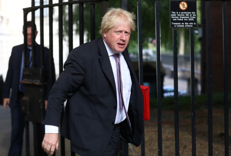 Gb: boris johnson (foreign office) 2e ministre a demissionner