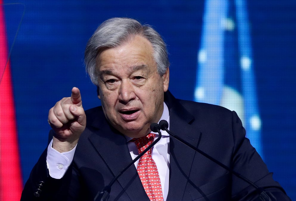 Syrie: guterres annonce la creation d'un comite constitutionnel