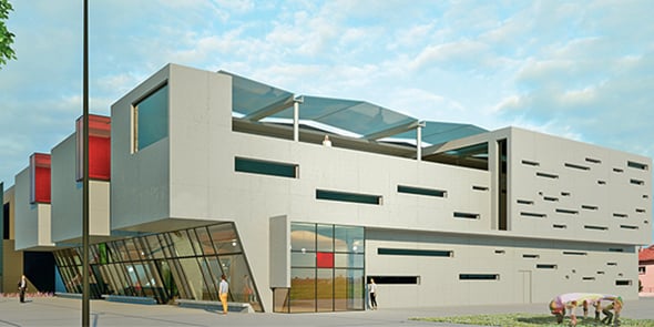 Le futur campus de l'IDEM sur la Cité Digitale du Soler (Pyrénées-Orientales)