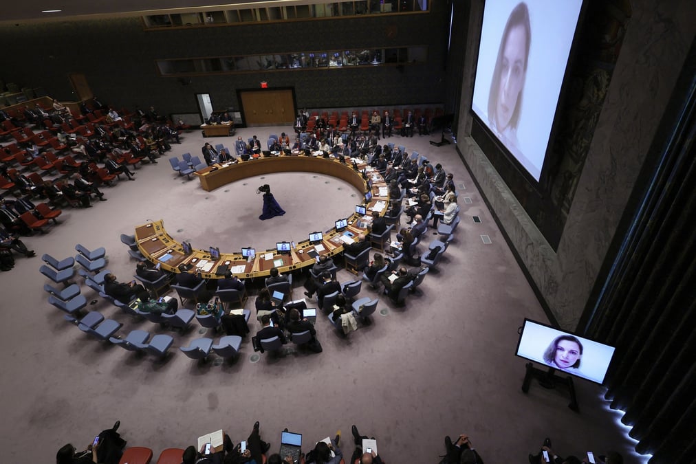Le conseil de securite de l'onu, dont la russie, exprime son inquietude au sujet de l'ukraine