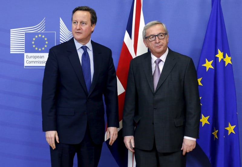 David cameron fait etat de progres dans ses discussions avec l'ue