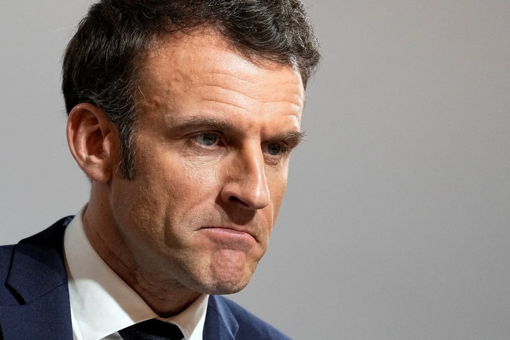 Le president emmanuel macron a paris