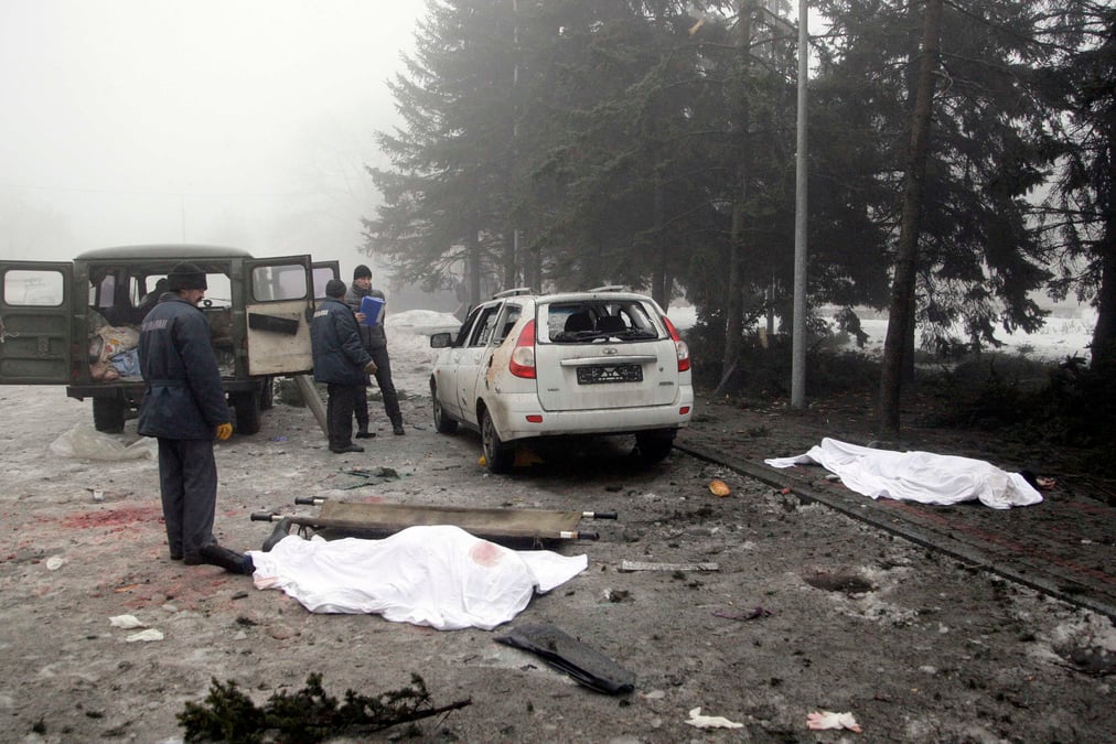 Bombardements meurtriers a donetsk