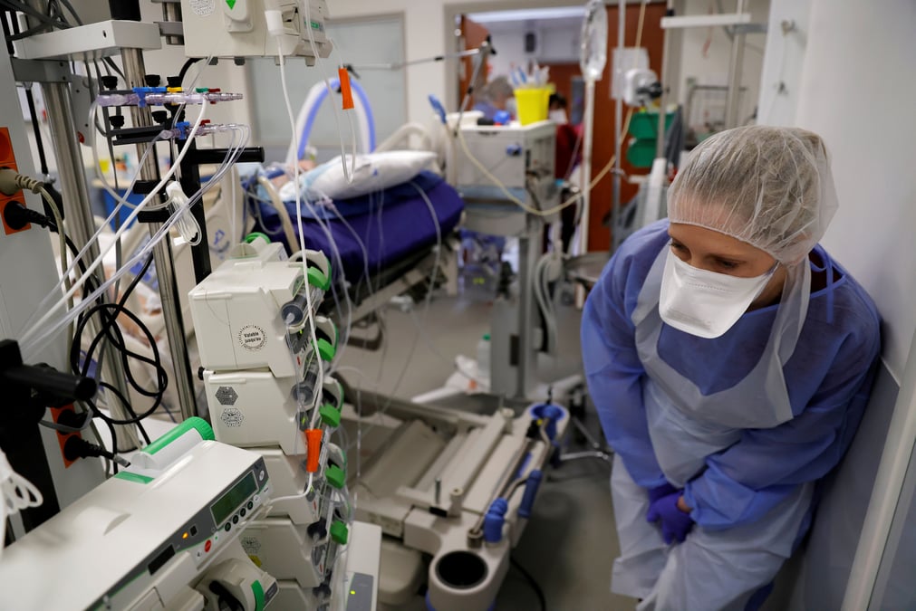 France: la pression s'accentue encore dans les services de reanimation