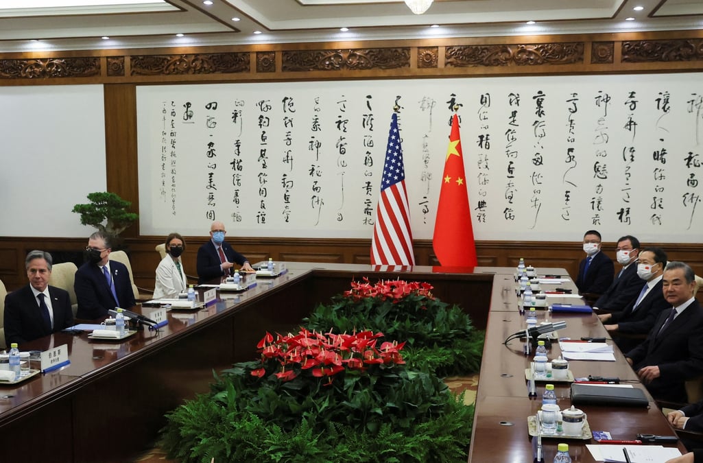 Visite en chine du secretaire d'etat americain antony blinken