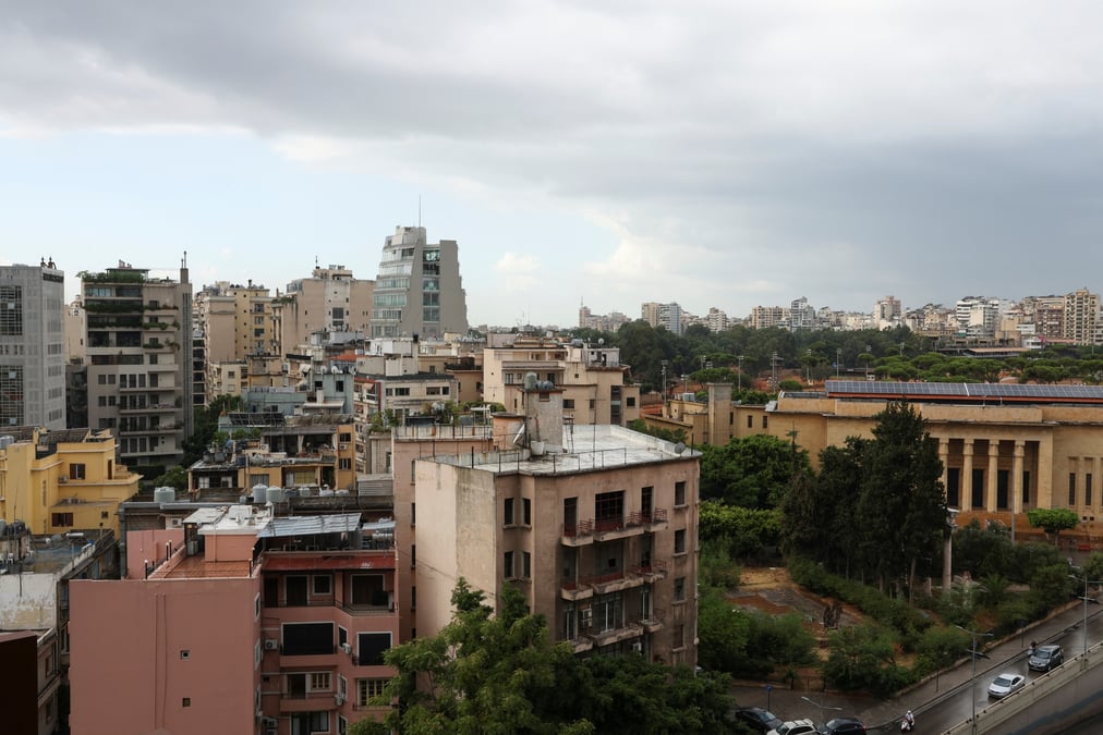 Des batiments a beyrouth, capitale libanaise
