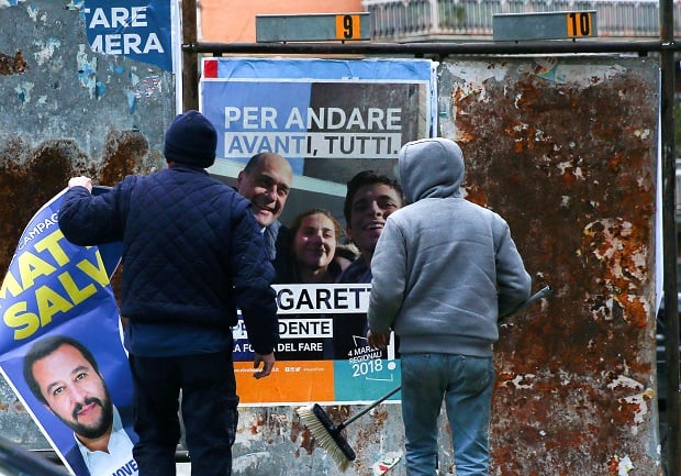 italie campagne d'affichage