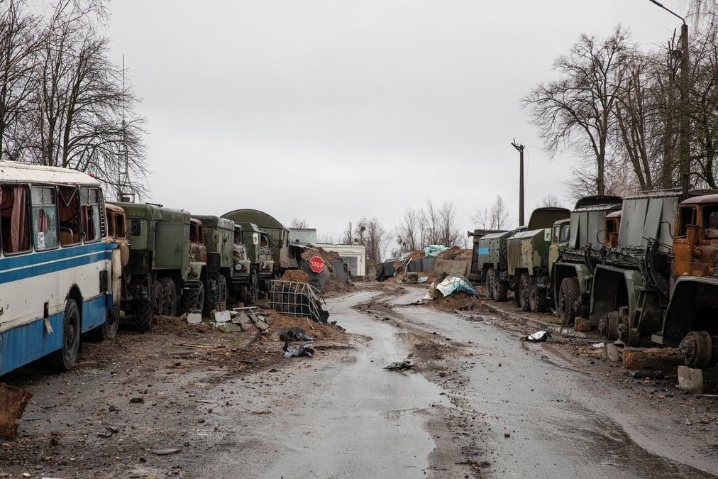 L'armee ukrainienne controle la region de kyiv, le regard tourne vers l'est