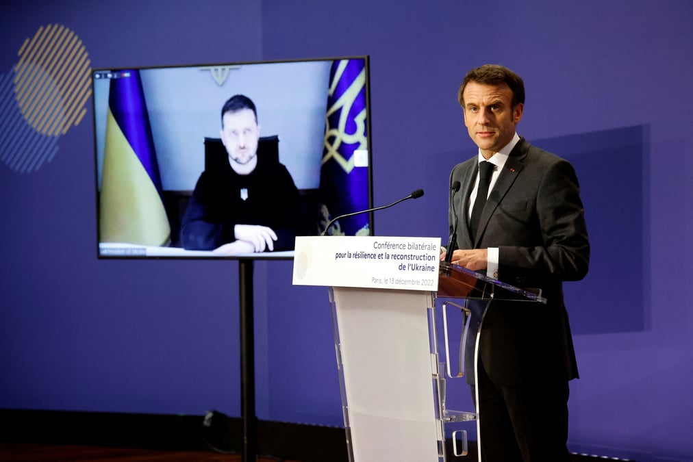 Conference franco-ukrainienne au ministere de l'economie a paris