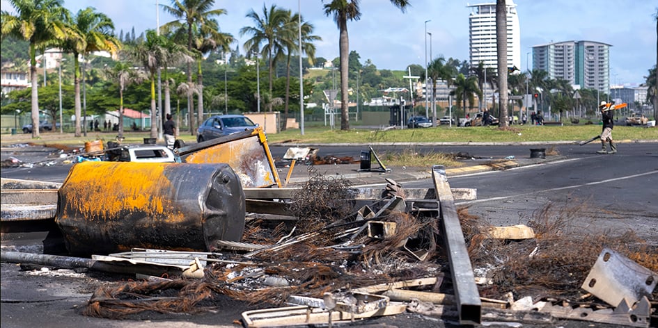 Dans le quartier de la Vallée du Tir, à l’entrée de Nouméa, jeudi dernier.