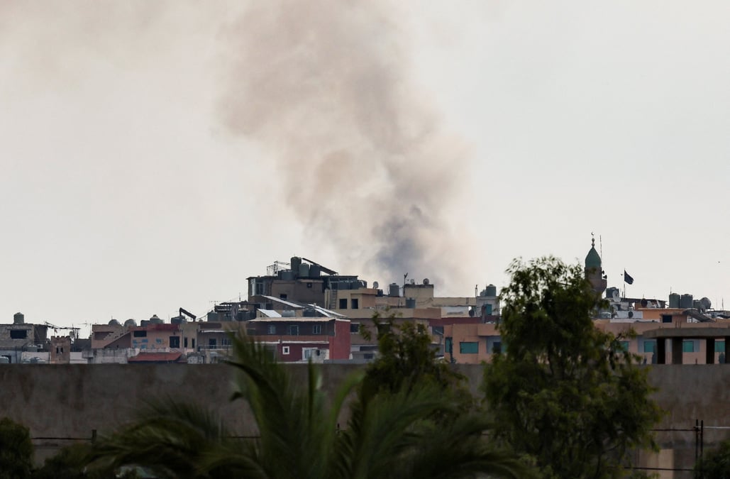 Les hostilites en cours entre le hezbollah et les forces israeliennes dans le sud du liban