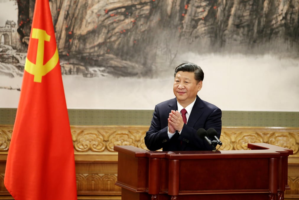 Xi jinping exprime son soutien a la cheffe de l'executif hongkongais